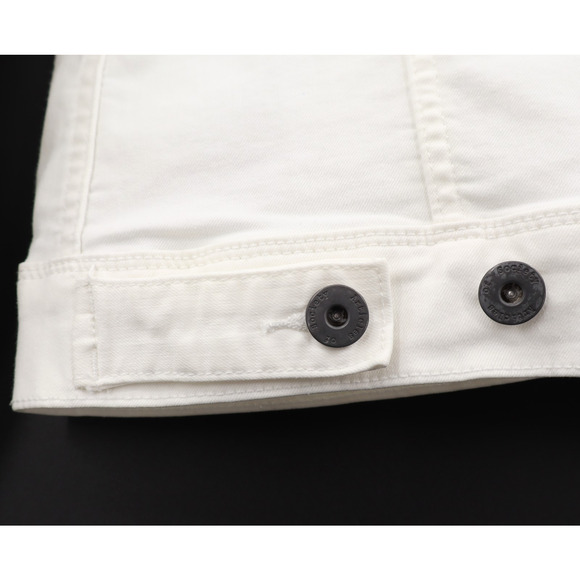 Articles Of Society Women's Denim Stretch Jacket White Sz L - Picture 5 of 10